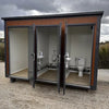 Contenedor Sanitario Tipo Pabellón con Triple Cabina ( Ref: S2103 )